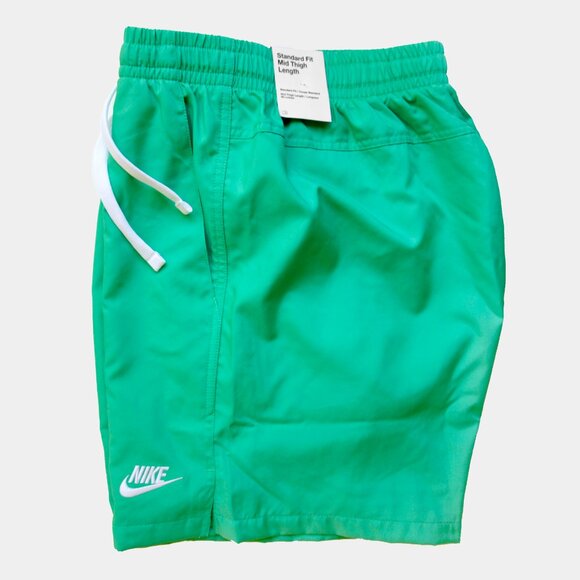 Men's Nike Sportswear Sport Essentials Woven Lined Flow Swim Green Trunks Size M - Picture 1 of 8